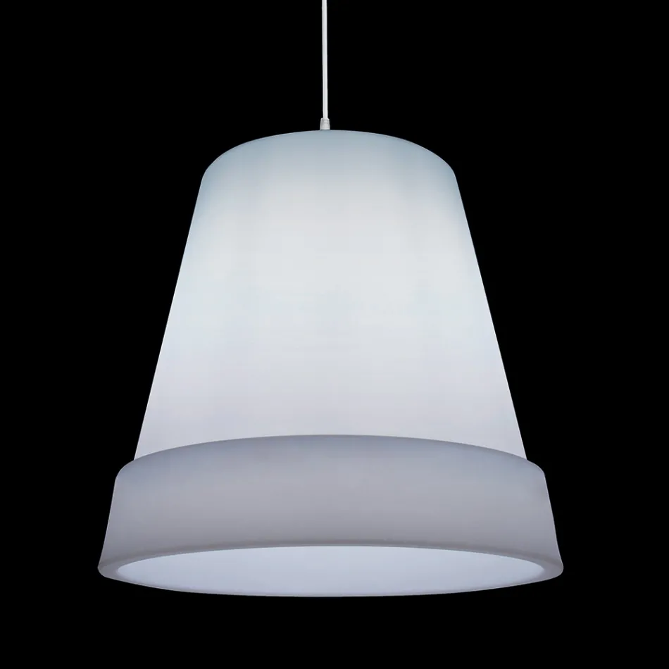 Hanglamp in wit polyethyleen Made in Italy - Minervo Viadurini