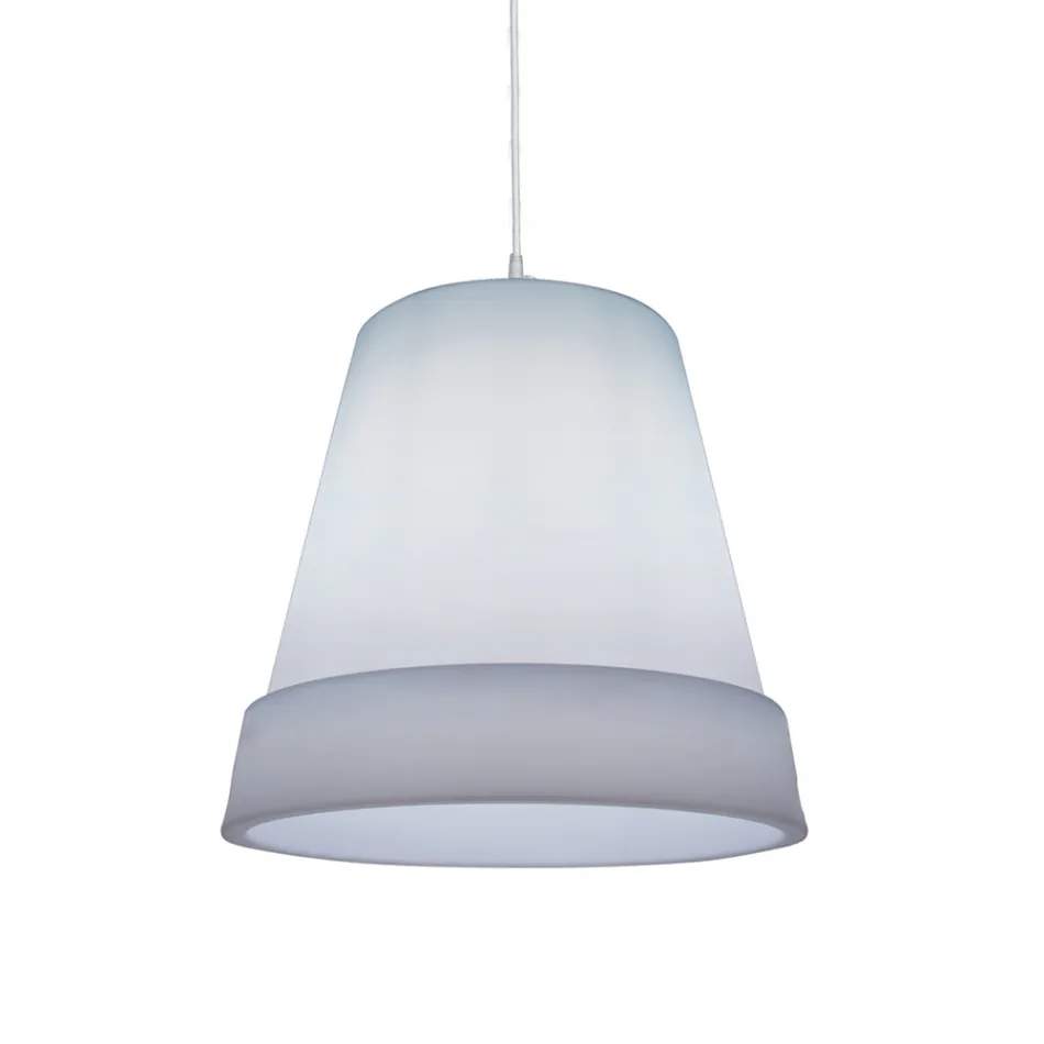Hanglamp in wit polyethyleen Made in Italy - Minervo Viadurini