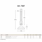 Lamp van koper en messing suspensie anticati Foundry Viadurini