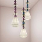 Venetië glazen hanglamp, handgemaakt in Italië - Amilia Viadurini