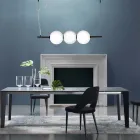 Handgeblazen Venetië Glazen Hanglamp 95 cm - Jupiter Viadurini