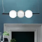 Handgeblazen Venetië Glazen Hanglamp 95 cm - Jupiter Viadurini