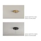 Hanglamp van glas en transparant draad gemaakt in Italië - Trilly Viadurini