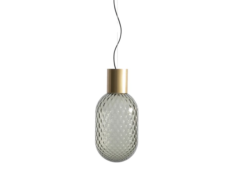 Glazen hanglamp gemaakt in Italië - Lucciola Viadurini