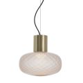 Hanglamp in transparant of gesatineerd glas Made in Italy - Lucciola