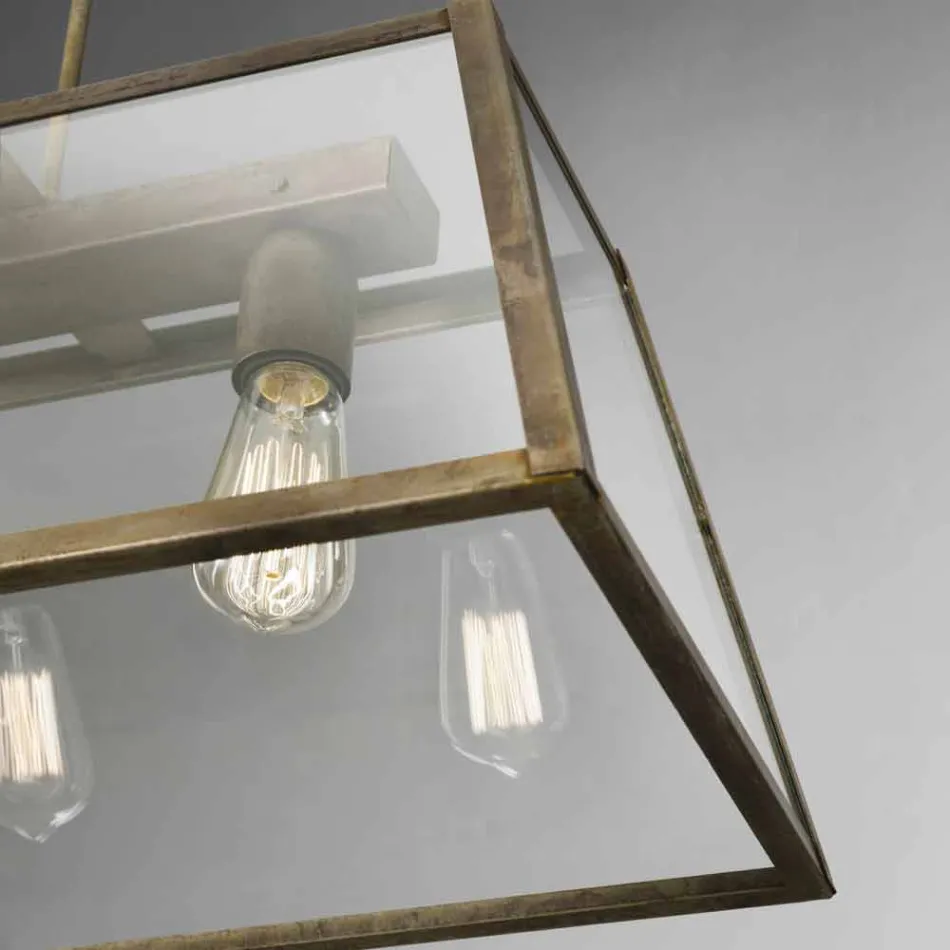 Lamp Industrial schorsing 3 London lichten Il Fanale Viadurini