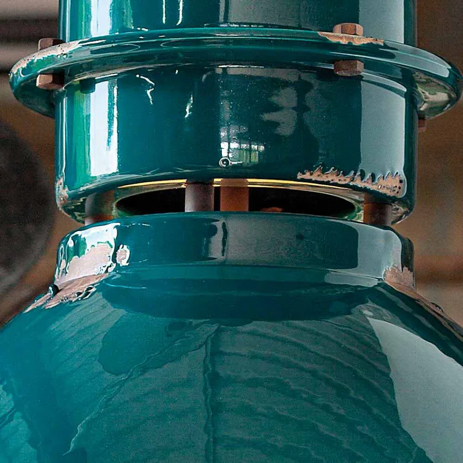 Industriële hanglamp vervaardigd ontwerp Katie Viadurini