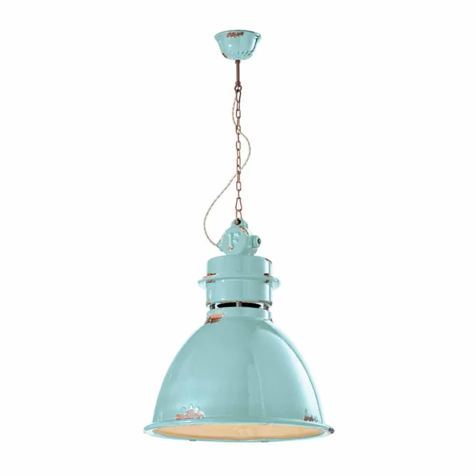 Industriële hanglamp vervaardigd ontwerp Katie Viadurini