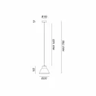 industriële wandlamp Iron loft Mini Il Fanale Viadurini