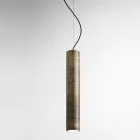 Industriële lamp suspensie Ø 10 cm zonnebloemen Il Fanale Viadurini