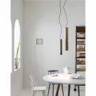 Industriële lamp suspensie Ø 10 cm zonnebloemen Il Fanale Viadurini