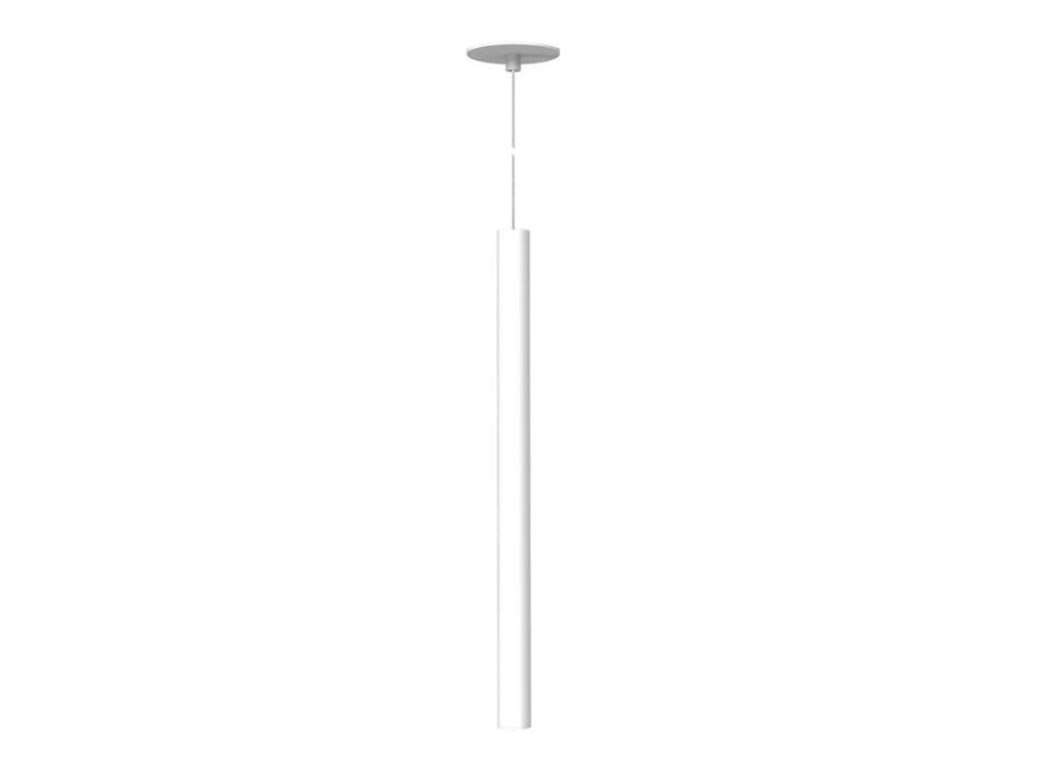Led-inbouw-hanglamp in wit of zwart aluminium - Rebolla Viadurini
