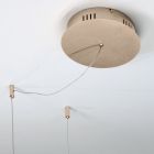 LED metalen hanglamp met siliconen diffusor - Libra Viadurini