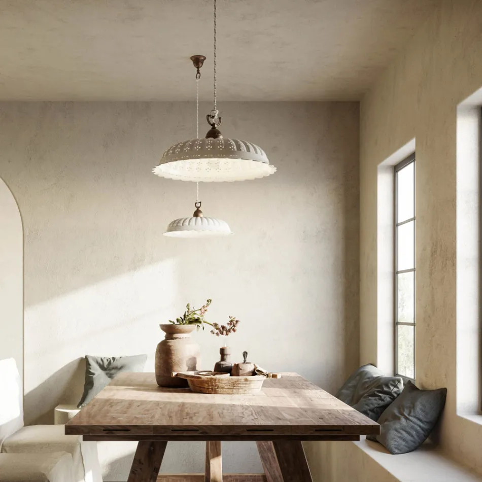 Liberty keramiek hanglamp Ø42 Anita Il Fanale Viadurini