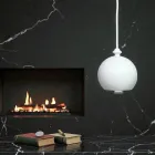 Aldo Bernardi moderne hanglamp in keramiek I Lustrini 5 Viadurini