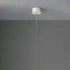 Moderne hanglamp met LED-licht in geverfd metaal - Lariks Viadurini