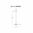 Hedendaagse hanglamp, Civetta Aldo Bernardi online Viadurini