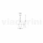 Buitenvering lamp in aluminium gemaakt in Italië, Anusca Viadurini