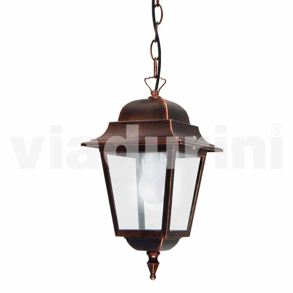 Buitenophanglamp van aluminium, gemaakt in Italië, Aquilina Viadurini