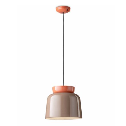 Hanglamp van gekleurd keramiek Made in Italy - Corcovado Viadurini