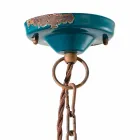 Opknoping lamp industriële stijl keramiek en ferro Stephanie Viadurini