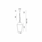 Lamp industriële stijl schorsing Quadro Il Fanale Viadurini