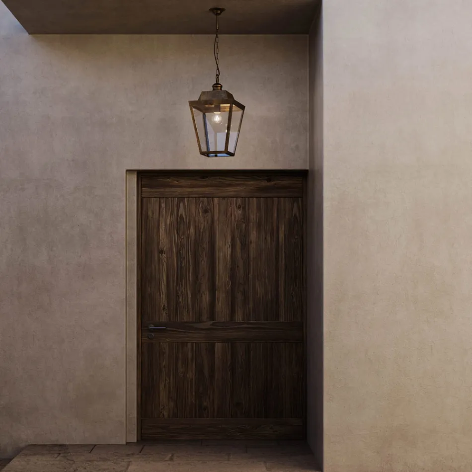 Hanglamp in industriële stijl Quadro Il Fanale Viadurini