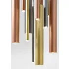 Moderne buisvormige hanglamp met flexibele kabel - Tubò Aldo Bernardi Viadurini