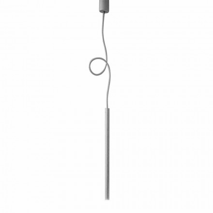 Moderne buisvormige hanglamp met flexibele kabel - Tubò Aldo Bernardi Viadurini