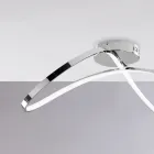 Handgemaakte lamp van glas en metaal, ideaal voor woonkamers en slaapkamers – Apollo Viadurini