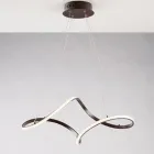 Handgemaakte lamp van glas en metaal, gemaakt in Italië, voor woonkamer en slaapkamer - Pictor Viadurini