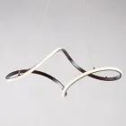 Handgemaakte lamp van glas en metaal, gemaakt in Italië, voor woonkamer en slaapkamer - Pictor Viadurini