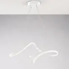 Handgemaakte lamp van glas en metaal, gemaakt in Italië, voor woonkamer en slaapkamer - Pictor Viadurini