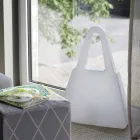 Tafellamp in wit plastic met modern design voor binnen - Borsastar Viadurini