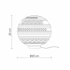 Moderne tafellamp in wit satijnglas en metaal - Morse Viadurini