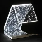 LED-staande lamp acryl kristal laserdecoratie - Possett Viadurini