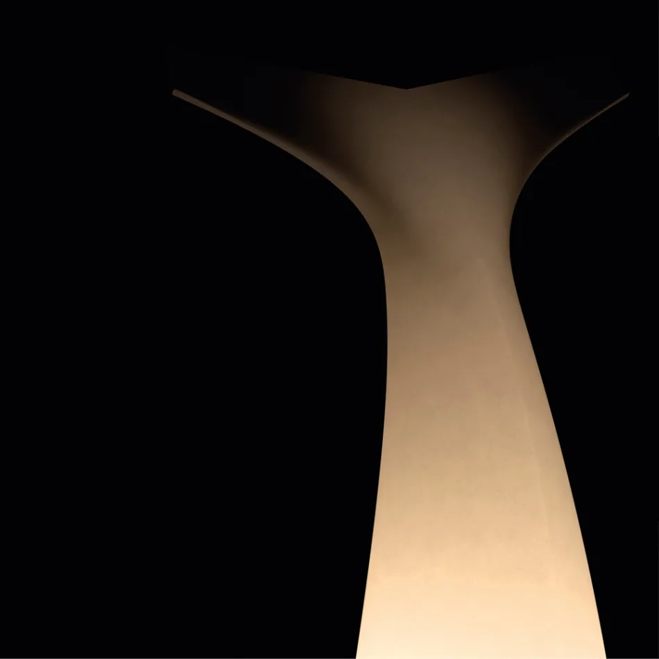 Coda - Tweekleurige buitenlamp van polyethyleen, gemaakt in Italië Viadurini