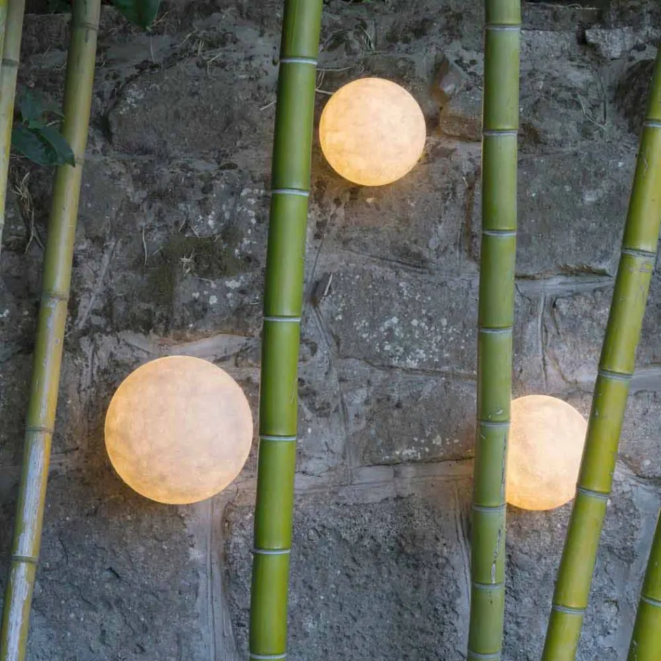 Wandmodel buitenlamp In-es.artdesign A. Moon Out in nebulite Viadurini