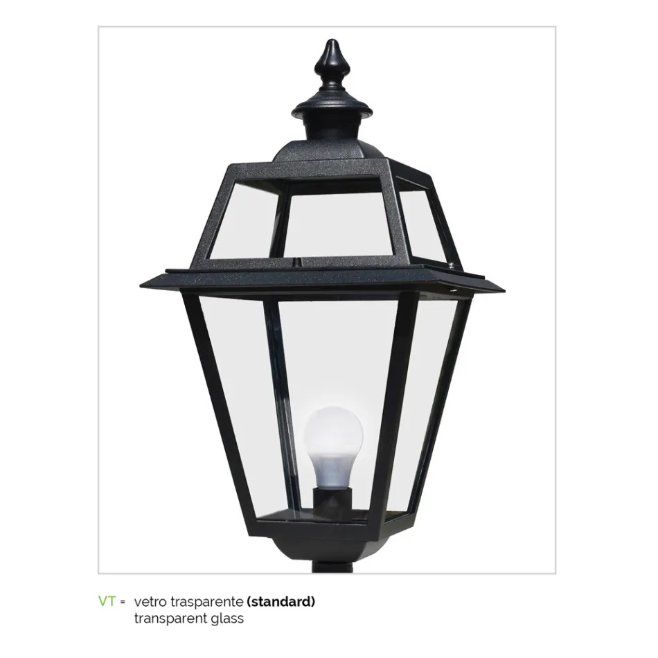 Buitenwandlamp van aluminium en glas Made in Italy - Vivian Viadurini