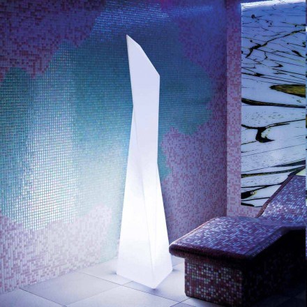 Prisma buitenlamp Slide Manhattan lichtgevend wit gemaakt in Italië Viadurini