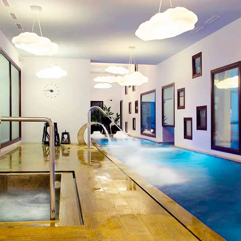 Design hanglamp voor buiten in polyethyleen - Nefos van Myyour Viadurini