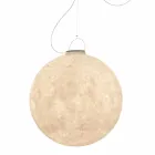 Outdoor suspension lamp In-es.artdesign Luna Out in nebulite Viadurini