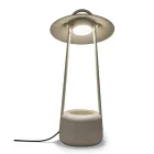 Buitenlamp met plantenbak in klei, aluminium en messing - Cappello Viadurini