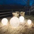 Outdoor vloerlamp In-es.artdesign Ex.Moon in nebulite Viadurini