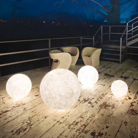 Outdoor vloerlamp In-es.artdesign Ex.Moon in nebulite Viadurini