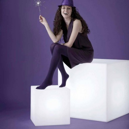 Bright Slide Cube design buitenlamp geproduceerd in Italië Viadurini