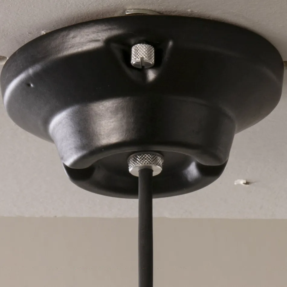 Buitenlamp in Majolica en metaal Made in Italy - Toscot Battersea Viadurini