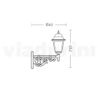 Buitenlamp van glas en aluminium in 5 verschillende afwerkingen - Alchemist Viadurini