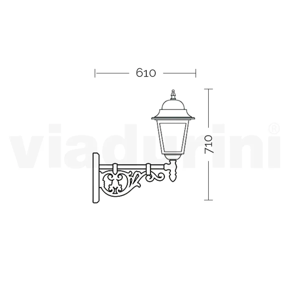 Buitenlamp van glas en aluminium in 5 verschillende afwerkingen - Alchemist Viadurini