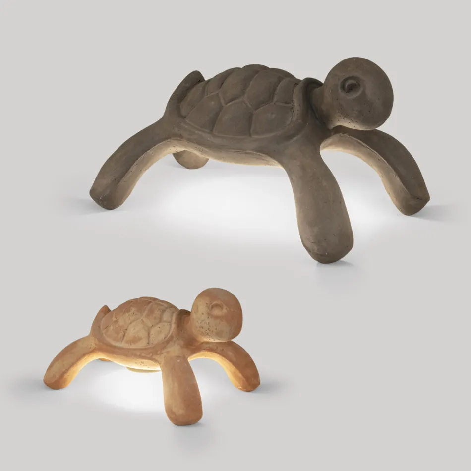 Oplaadbare en dimbare buitenlamp met aanraakfunctie - Turtle Viadurini